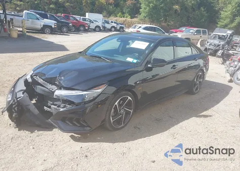 2023 Hyundai Elantra N Line из США, поврежденный, VIN KMHLR4AF5PU572595